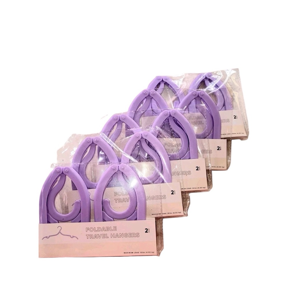 Compact Travel Hangers ~ Set of 10